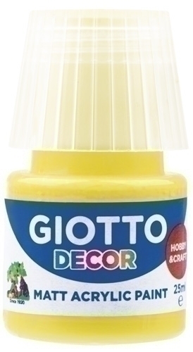 GIOTTO - PINTURA ACRILICA 25 ml (bote) AMARILLO (Ref.F538102)