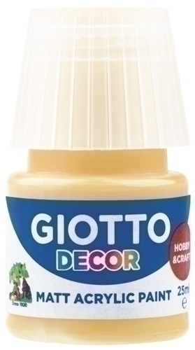GIOTTO - PINTURA ACRILICA 25 ml (bote) AMARILLO ORO (Ref.F538103)