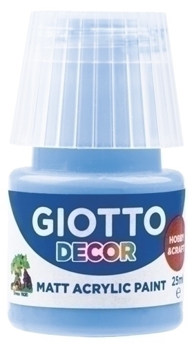 GIOTTO - PINTURA ACRILICA 25 ml (bote) AZUL CELESTE (Ref.F538118)