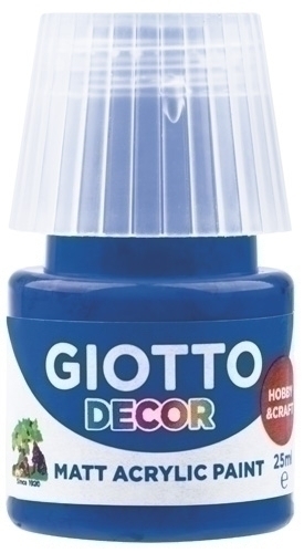 GIOTTO - PINTURA ACRILICA 25 ml (bote) AZUL ULTRAMAR (Ref.F538117)