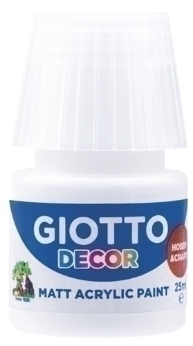 GIOTTO - PINTURA ACRILICA 25 ml (bote) BLANCO (Ref.F538101)