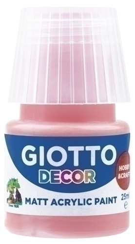 GIOTTO - PINTURA ACRILICA 25 ml (bote) NARANJA MELOCOTON (Ref.F538106)