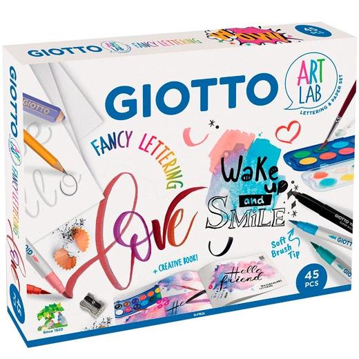 GIOTTO - SET JUEGO ART LAB FANCY LETTERING (Ref.F582100)