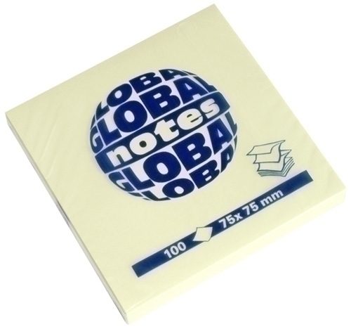 GLOBAL NOTES - TACO NOTAS 100h Z 75x75 AMARILLO (Ref.3644-01)