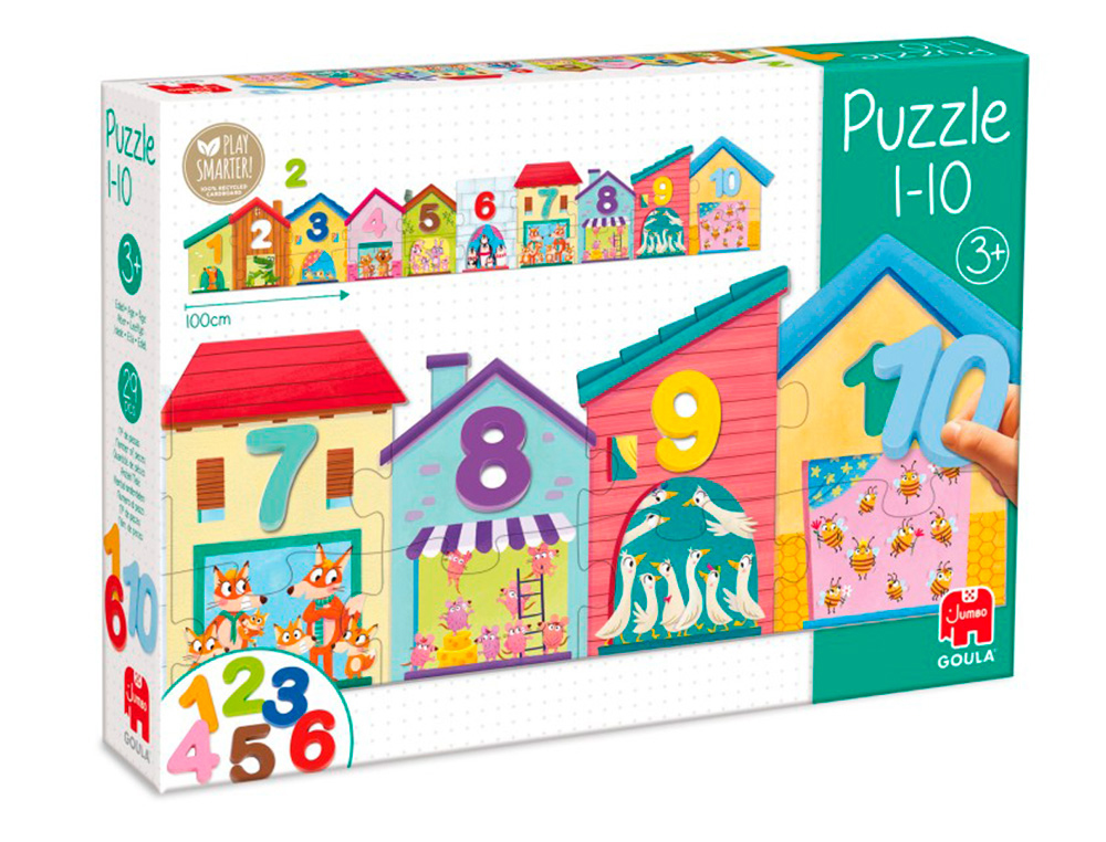 GOULA - PUZLE 1-10 DUO 20 PIEZAS (Ref.55260)