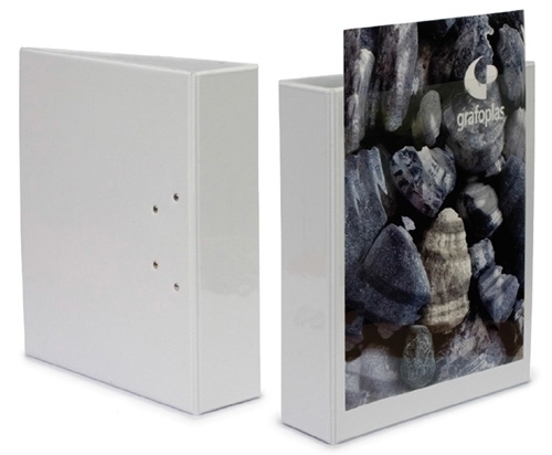 GRAFOPLÁS - CARPETA CANGURO PVC A4 2 an.MIXTAS 40mm BLANCO (Ref.2405570)