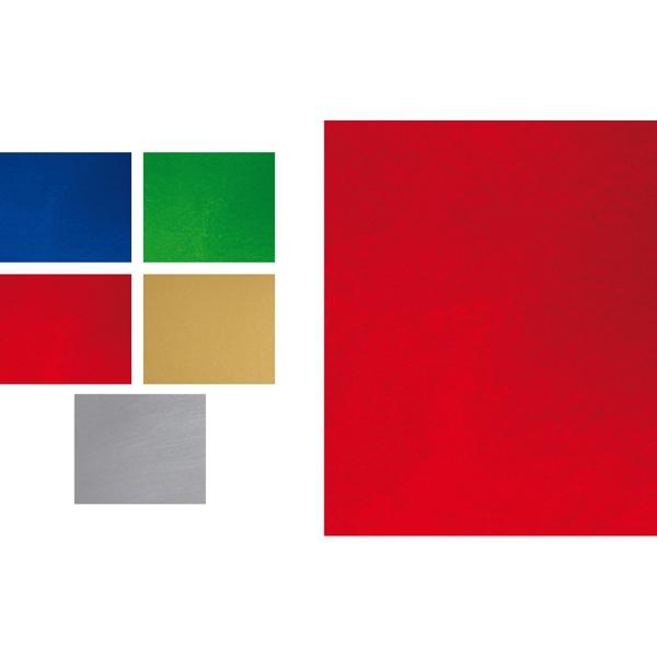 GRAFOPLÁS - CARTULINA METALIZADA 50X65 CM ROJO PACK -10U- (Ref.68000851)