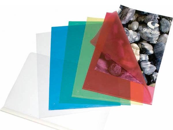 GRAFOPLÁS - DOSSIER UÑERO 1/4 PVC 200 MICRAS TRANSPARENTE -50UD- (Ref.5230100)