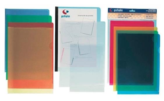 GRAFOPLÁS - DOSSIER UÑERO A4 POLIPROPILENO ROJO BOLSA -10U- (Ref.5281151)