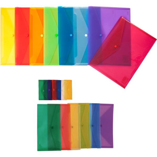 GRAFOPLÁS - SOBRE BROCHE ECOPLÁS 1/4 POLIPROPILENO TRANSLÚCIDO VIOLETA (Ref.4881235)