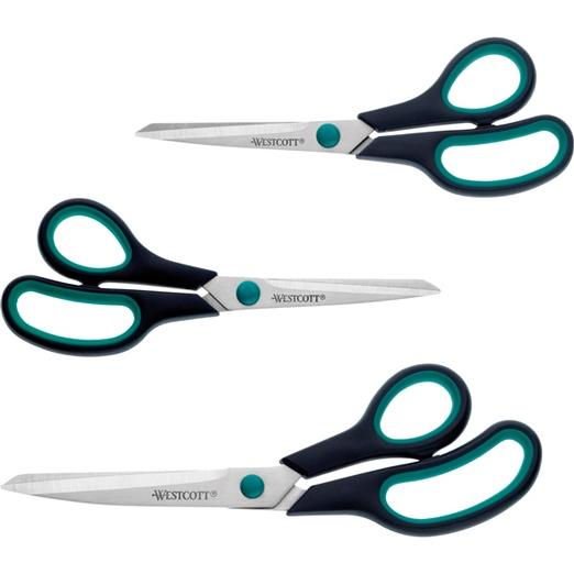 GRAFOPLÁS - TIJERAS DE OFICINA 210/8 EASY GRIP WESTCOTT PARA ZURDOS (Ref.73330282)