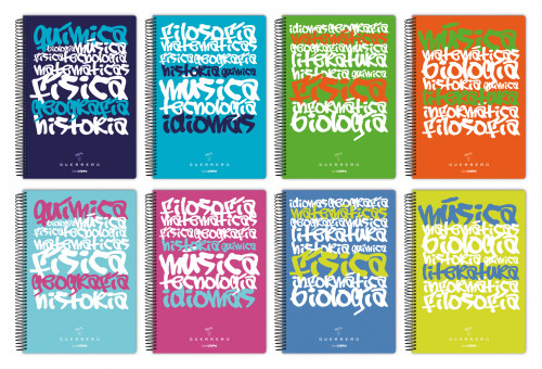 GUERRERO - BLOC UNICLASE tapa PP 4º 80h HORIZONTAL 90g COL.SUR. (Ref.88433298)