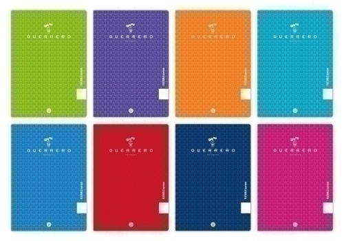 GUERRERO - LIBRETA A5+ 48h 90g PP PAUTA 2.5 COL.SUR. (Ref.88432799)