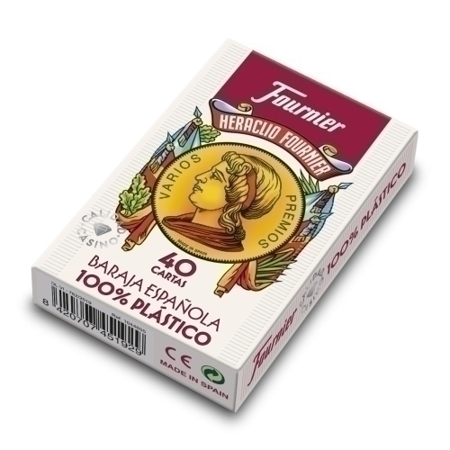HERACLIO FOURNIER - BARAJA ESPAÑOLA PLASTICO 40 CARTAS 2100 (Ref.10020842)