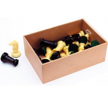 HERACLIO FOURNIER - JUEGO FICHAS AJEDREZ PLASTICO CAJA PLASTICO (Ref.6581)