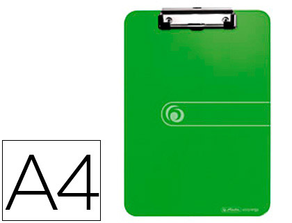 HERLITZ - CARPETA con PINZA PORTABLOCKS A4 VERDE (Ref.11226610)