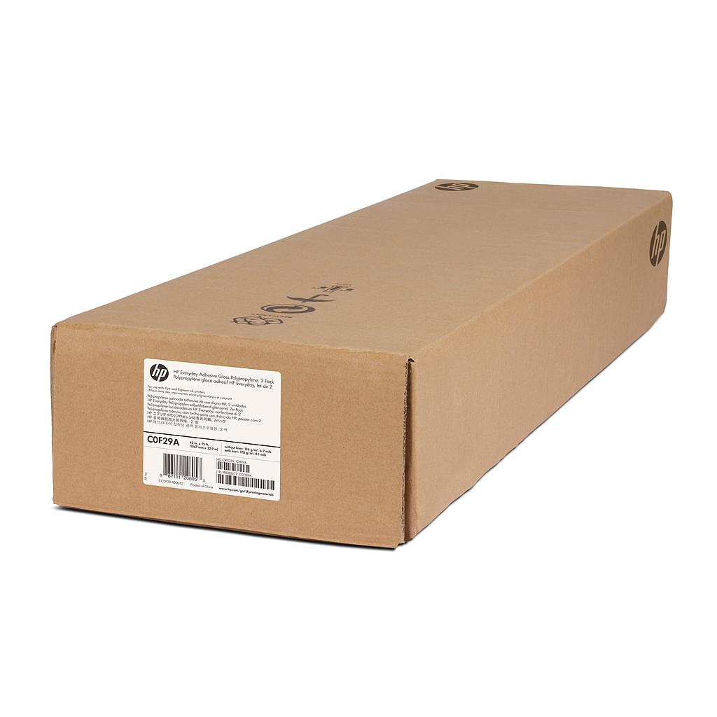 HP - Everyday Adhesive Gloss Polypropylene 1067 mm x 22.9 m 140g/m2 (Pack 2 UD.) (Ref.C0F29A)