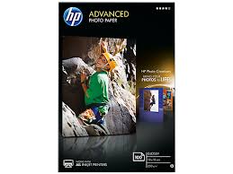 HP - Papel fotográifco satinado avanzado 250g/m2, 10x15cm, sin bordes, 100 hojas (Ref.Q8692A)