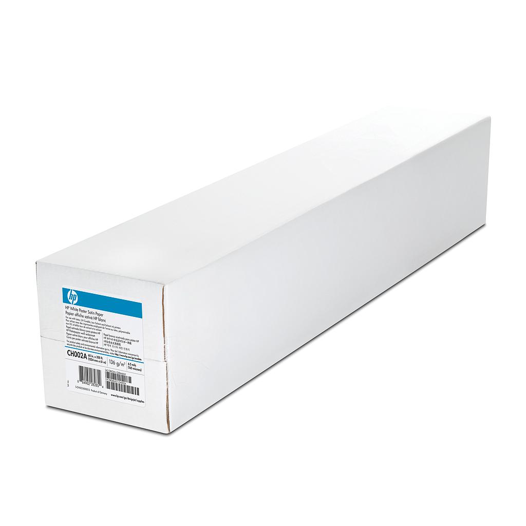 HP - Papel Inkjet Poster Satinado Blanco 60 136gr (Ref.CH002A)