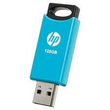 HP - PENDRIVE V212W 128GB RETRÁCTIL USB 2.0 C/RANURA PARA COLGAR AZUL/NEGRO (Canon L.P.I. 0,24€ Incluido) (Ref.FD212LB-128)