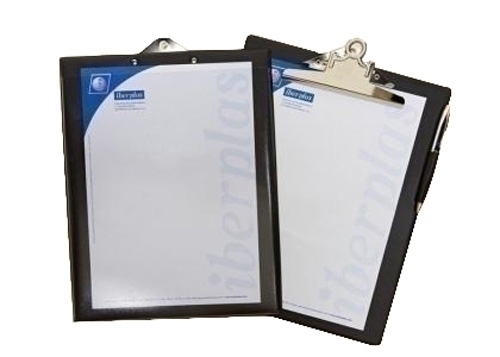 IBERPLAS - CARPETA con PINZA PORTABLOCKS PVC Fº NEGRO (pinza gigante) (Ref.369-00)