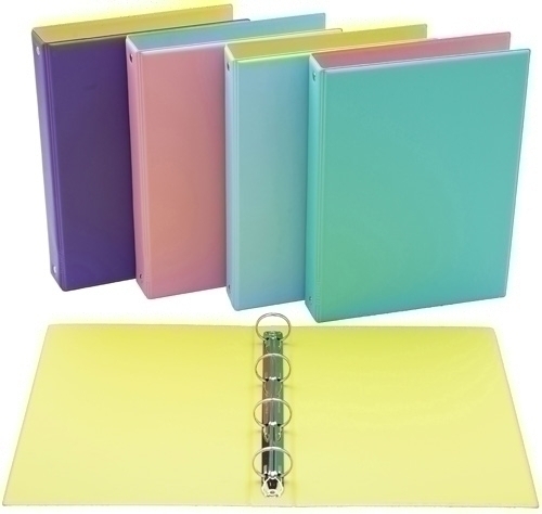 IBERPLAS - CARPETA de ANILLAS PVC ESCOLAR Fº 4 an.25mm FUN COLOR EXP. 12 (Ref.505FC-90)
