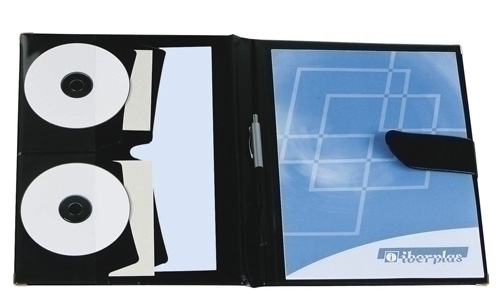 IBERPLAS - CARPETA de CONGRESOS PVC Fº ACOLCHADA con TRABILLA (Ref.461-00)