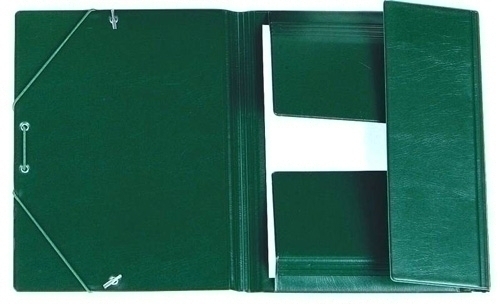 IBERPLAS - CARPETA de GOMAS y SOLAPAS PVC 4º VERDE (Ref.341CS-03)