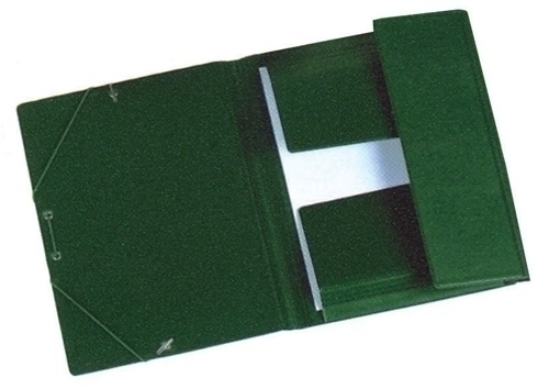 IBERPLAS - CARPETA de GOMAS y SOLAPAS PVC Fº PROLONG. VERDE (Ref.345CS-03)