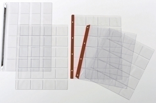 IBERPLAS - FUNDA para DIAPOSITIVAS PVC 150µ 225x275mm 4 TAL. 20 DPTO. PAQUETE de 100 (Ref.135-10)