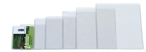 IBERPLAS - FUNDA PORTACARNET PVC 150µ REBAJE PL.NJ.40Q 75x110mm PAQUETE de 50 (Ref.40Q-10)