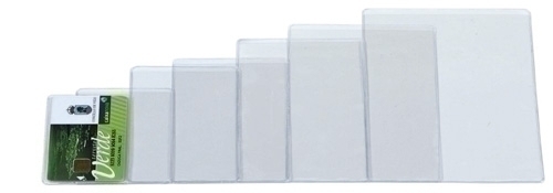 IBERPLAS - FUNDA PORTACARNET PVC 150µ REBAJE PL.NJ.80Q 120x170mm PAQUETE de 50 (Ref.80Q-10)