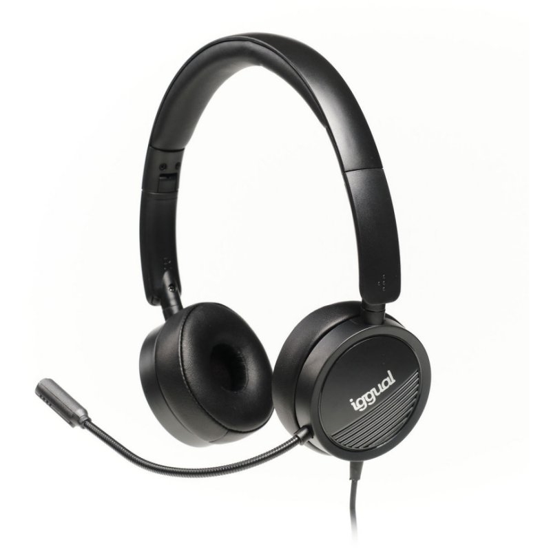 IGGUAL - Auriculares con micro Dual Tech USB/3,5 mm (Ref.IGG317075)