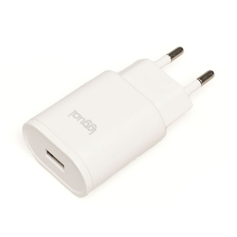 IGGUAL - cargador de pared 1xUSB 5V/2A (10W) (Ref.IGG316924)