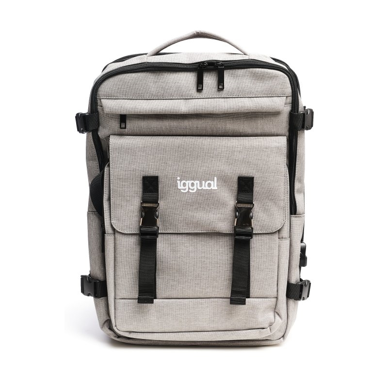IGGUAL - Mochila portátil 17" All-Round Urban Gris (Ref.IGG317730)