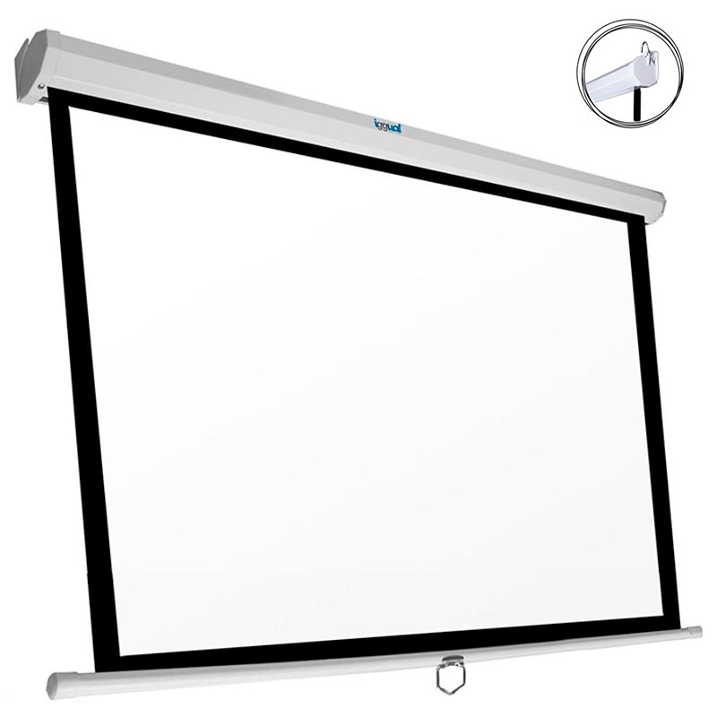 IGGUAL - Pantalla mural 180x180 cm manual (Ref.PSIMS180)