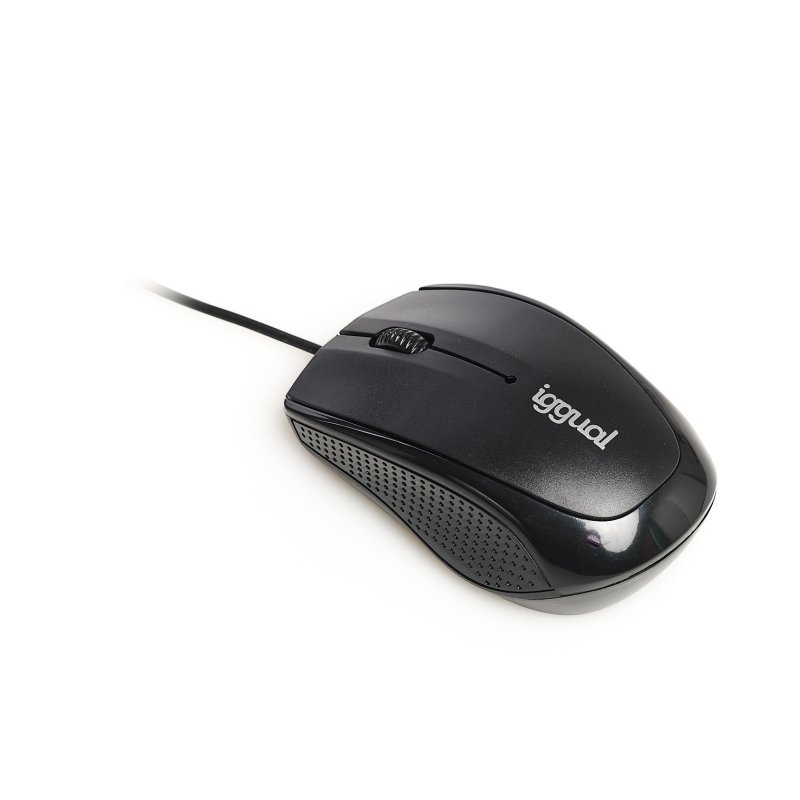IGGUAL - Ratón óptico COM-BASIC-800DPI negro (Ref.IGG316849)