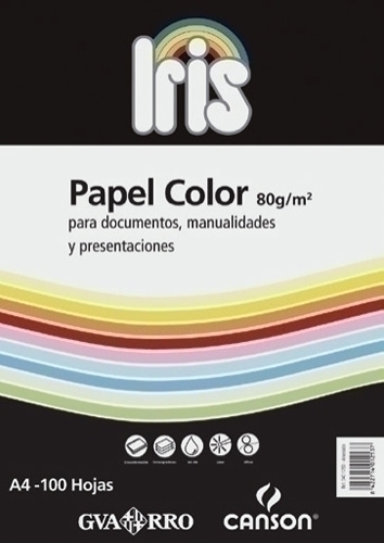 IRIS - PAPEL de COLOR A4 80g 100h AHUESADO (Ref.C400032478)