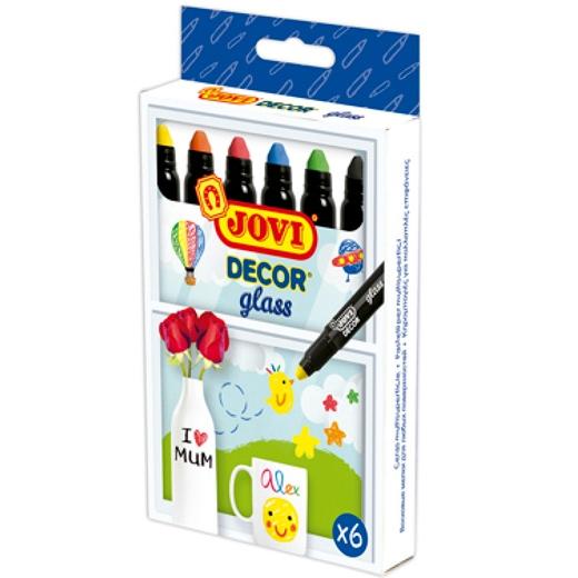 JOVI - CERAS DECOR GLASS CAJA DE 6 SURTIDAS (Ref.1906)