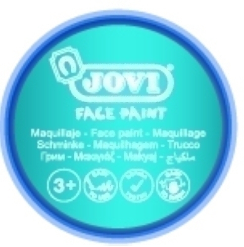 JOVI - MAQUILLAJE CREMA FACE PAINT BOTE de 8 ml CAJA de 6 AZUL CLARO (Ref.17112)