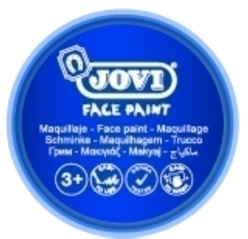 JOVI - MAQUILLAJE CREMA FACE PAINT BOTE de 8 ml CAJA de 6 AZUL OSCURO (Ref.17113)
