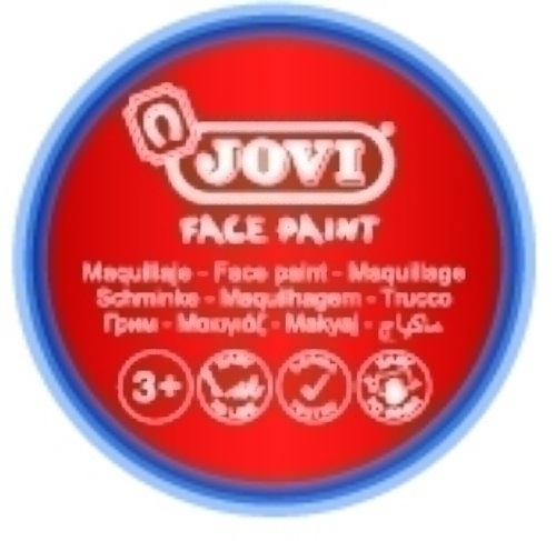 JOVI - MAQUILLAJE CREMA FACE PAINT BOTE de 8 ml CAJA de 6 ROJO (Ref.17105)