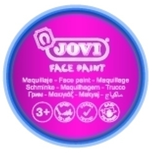 JOVI - MAQUILLAJE CREMA FACE PAINT BOTE de 8 ml CAJA de 6 ROSA (Ref.17107)