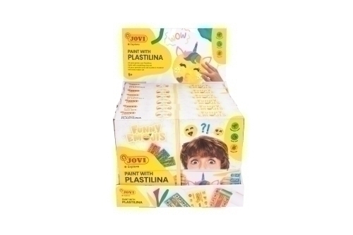 JOVI - PLASTILINA FUNNY EMOJIS EXP.6 (Ref.26303)