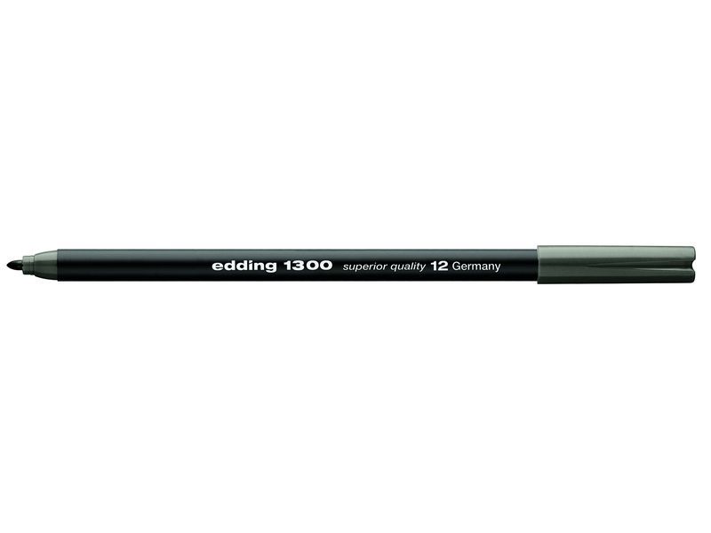 EDDING - Rotulador punta redonda 3mm gris (Ref.1300-12)