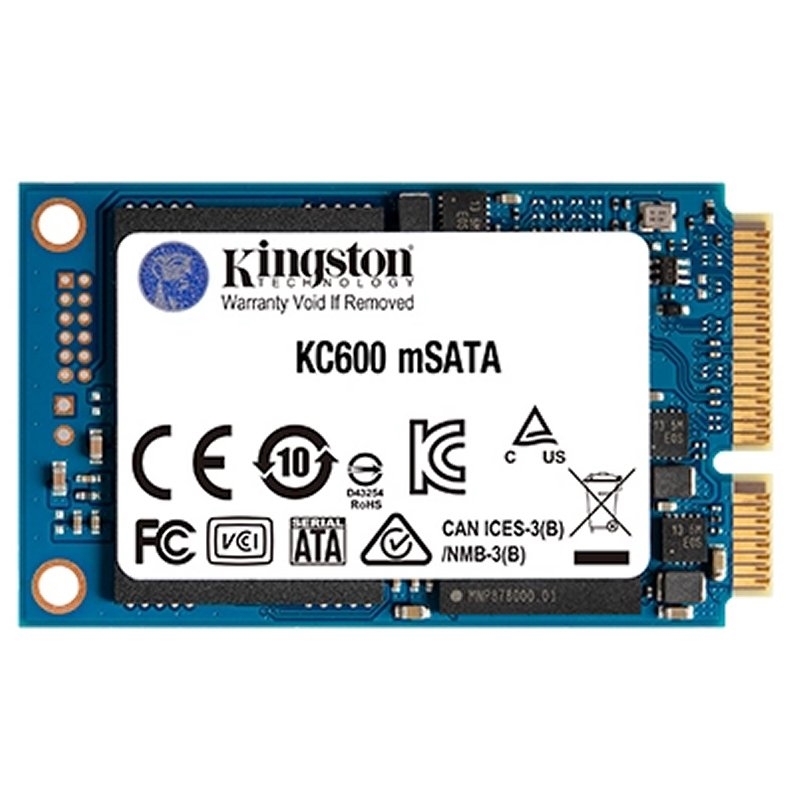 KINGSTON - Technology KC600 mSATA 1024 GB Serial ATA III 3D TLC (Canon L.P.I. 5,45€ Incluido) (Ref.SKC600MS/1024G)