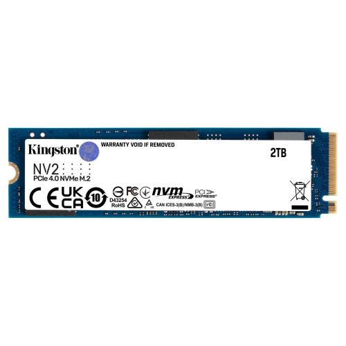 KINGSTON - Technology NV2 M.2 2000 GB PCI Express 4.0 NVMe (Canon L.P.I. 5,45€ Incluido) (Ref.SNV2S/2000G)