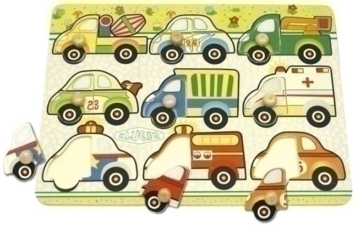 KLUGER - JUEGO ENSARTE 9 PIEZAS PARQUE AUTOMOVILISTICO (Ref.D11022)