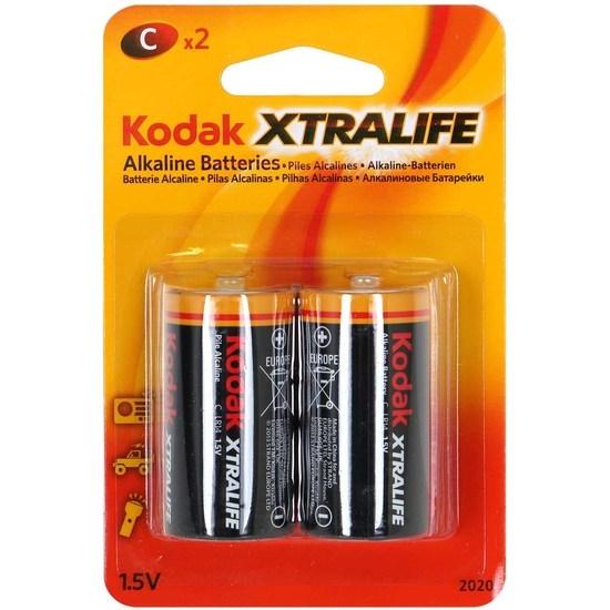 KODAK - PILAS EXTRALIFE ALCALINAS C - LR14 - PACK 2 UDS (Ref.KDXLR14PB2)