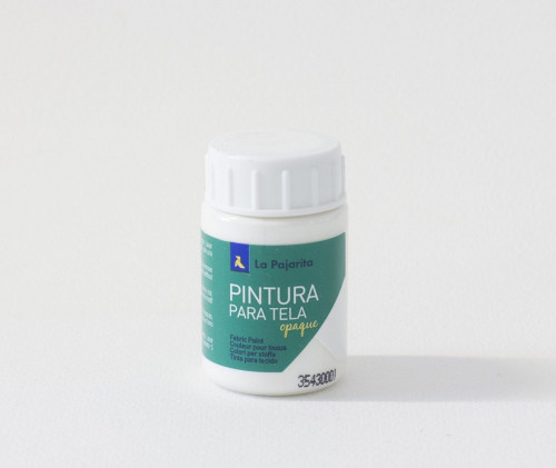 LA PAJARITA - Pintura tela opaca to-01 blanco (Ref.206522)